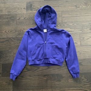 TNA Boyfriend Boxy zip up Hoodie SIZE XS